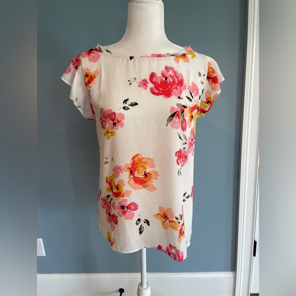 Loft floral blouse
